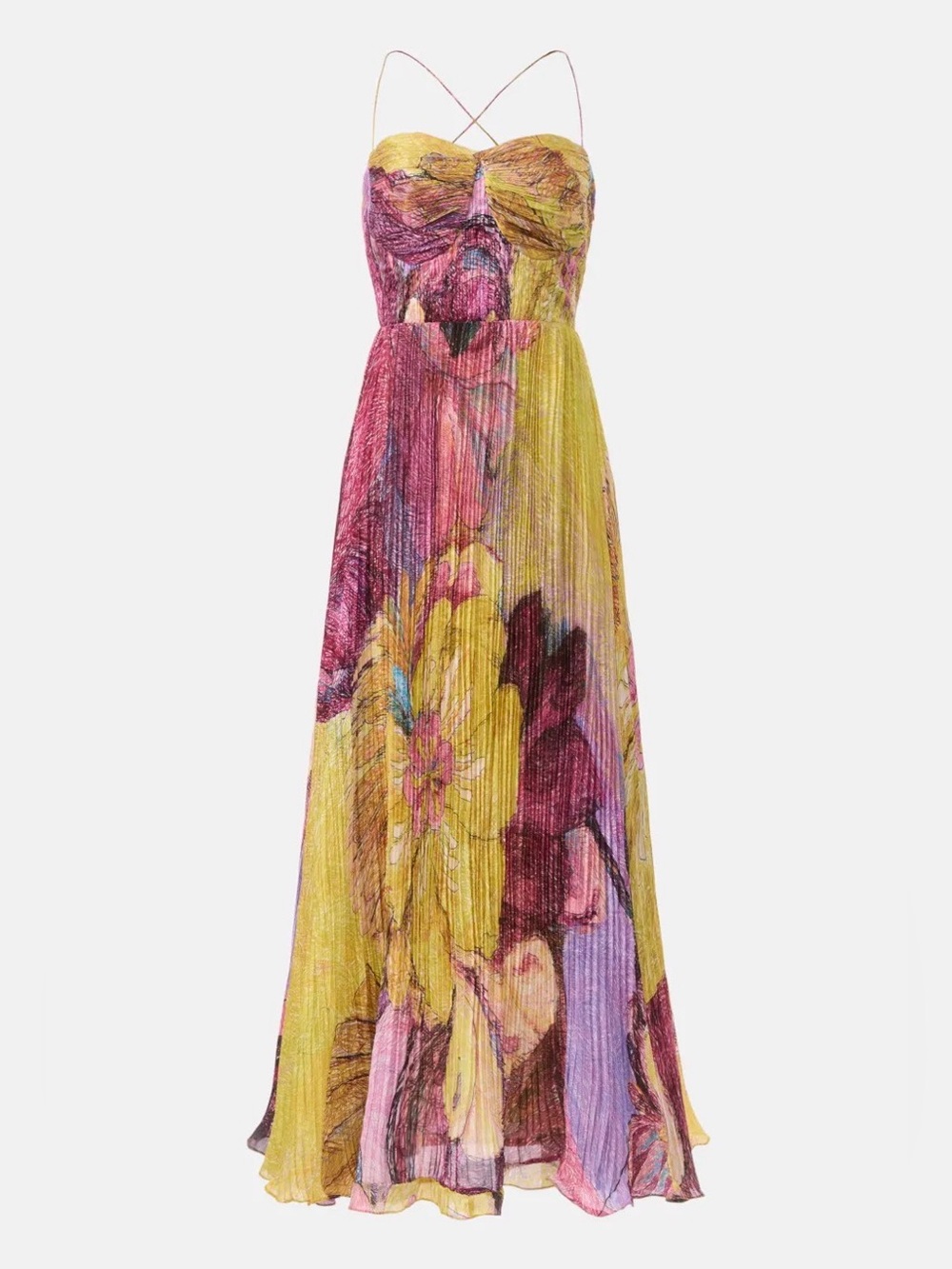 Saaksha & Kinni Kiara Dress vibrant special occasion dress size medium. - Picture 8 of 11